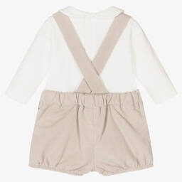 Laranjinha-Кремовое боди и шорты для малышей | Childrensalon Outlet