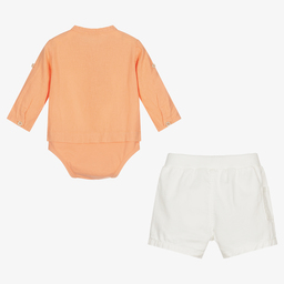 Chic by Laranjinha-Baby Boys Shirt & Shorts Set | Childrensalon Outlet