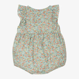 Laranjinha-Бирюзовый песочник в цветочек | Childrensalon Outlet