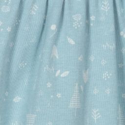 Laranjinha-Baby Girls Blue Cotton Dress | Childrensalon Outlet