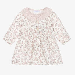 Laranjinha-Хлопковое платье в цветочек для малышек | Childrensalon Outlet