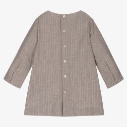 Laranjinha-Baby Girls Grey Sparkle Dress | Childrensalon Outlet