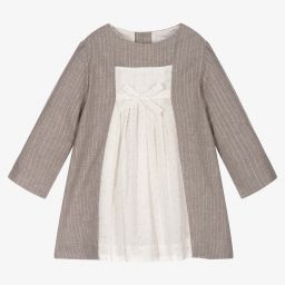 Laranjinha-Baby Girls Grey Sparkle Dress | Childrensalon Outlet