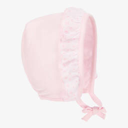 Laranjinha-Розовый хлопковый чепчик | Childrensalon Outlet