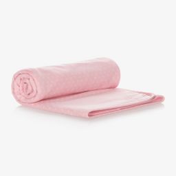 لارانجينا-Baby Girls Pink Blanket (85cm) | Childrensalon Outlet