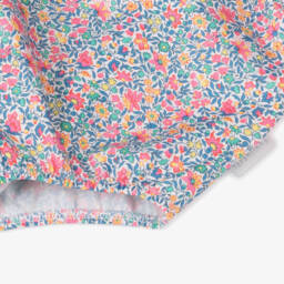 Laranjinha-Baby Girls Pink & Blue Floral Liberty Print Swimsuit | Childrensalon Outlet