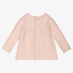 Laranjinha-Baby Girls Pink Cotton Top | Childrensalon Outlet