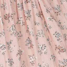 Laranjinha-Baby Girls Pink Floral Cotton Dress | Childrensalon Outlet