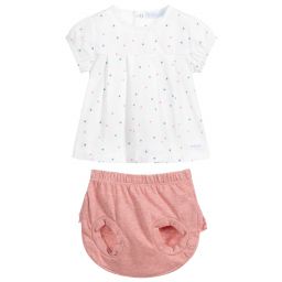 Laranjinha-Baby Girls Pink Outfit Set | Childrensalon Outlet