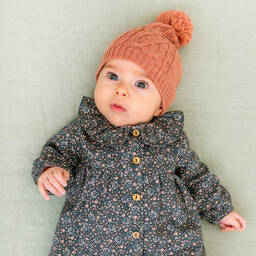 Laranjinha-Blue & Pink Floral Shorts Set | Childrensalon Outlet