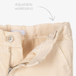 Laranjinha-Бежевые хлопковые шорты | Childrensalon Outlet