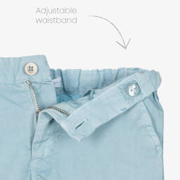 Laranjinha-Голубые хлопковые шорты | Childrensalon Outlet