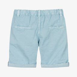 Laranjinha-Голубые хлопковые шорты | Childrensalon Outlet