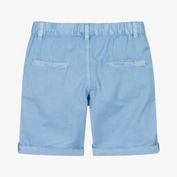 Laranjinha-Голубые хлопковые шорты | Childrensalon Outlet