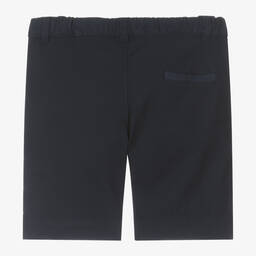 لارانجينا-شورت قطن بيكيه لون كحلي للأولاد | Childrensalon Outlet