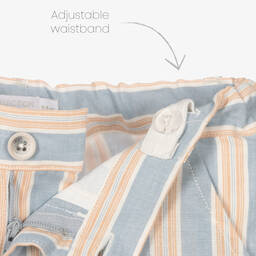 Laranjinha-Хлопковые шорты в голубую полоску | Childrensalon Outlet