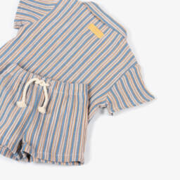 Laranjinha-Классический синий полосатый ансамбль для мальчиков | Childrensalon Outlet