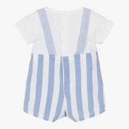 Laranjinha-جمبسوت قطني مخطط نقي للأولاد | Childrensalon Outlet