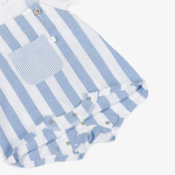 Laranjinha-جمبسوت قطني مخطط نقي للأولاد | Childrensalon Outlet