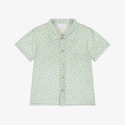 Laranjinha-Boys Emerald Triangle Print Top | Childrensalon Outlet