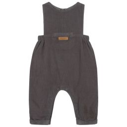 Laranjinha-Boys Grey Corduroy Dungarees | Childrensalon Outlet
