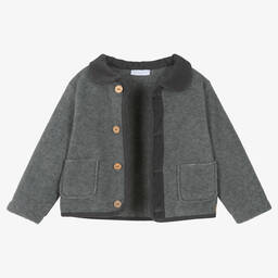 Laranjinha-Boys Grey Fleece Jacket | Childrensalon Outlet