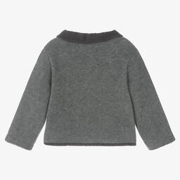 Laranjinha-Boys Grey Fleece Jacket | Childrensalon Outlet