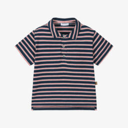 Laranjinha-Boys Nautical Navy Striped Polo | Childrensalon Outlet