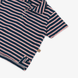 Laranjinha-Boys Nautical Navy Striped Polo | Childrensalon Outlet
