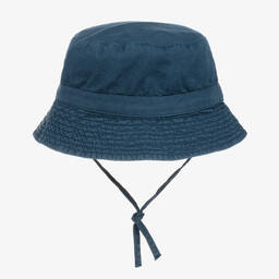 لارانجينا-قبعة للشمس قطن تويل لون كحلي للأولاد | Childrensalon Outlet