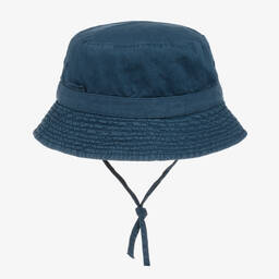 لارانجينا-قبعة للشمس قطن تويل لون كحلي للأولاد | Childrensalon Outlet