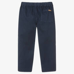Laranjinha-Синие хлопковые брюки | Childrensalon Outlet