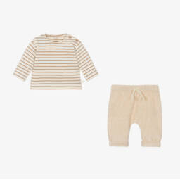 Laranjinha-Boys Striped Top and Trouser Set | Childrensalon Outlet