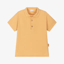 Laranjinha-Boys Sunny Cotton Polo Top | Childrensalon Outlet