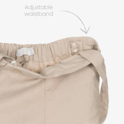 Laranjinha-Комплект из белого и бежевого льна для мальчиков | Childrensalon Outlet