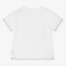 Laranjinha-Белая хлопковая футболка | Childrensalon Outlet