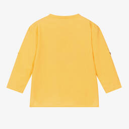 Laranjinha-Желтая полурубашка из хлопка и льна | Childrensalon Outlet
