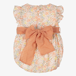 Laranjinha-Хлопковый песочник в цветочек для малышей | Childrensalon Outlet