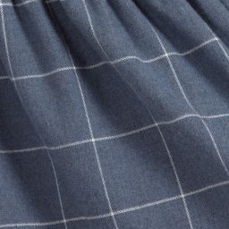 Шик от Laranjinha-Girls Blue Check Cotton Dress | Childrensalon Outlet