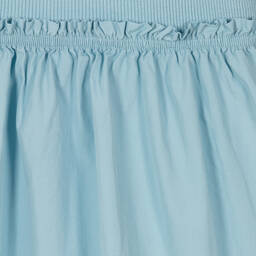 Laranjinha-Girls Blue Cotton Dress | Childrensalon Outlet