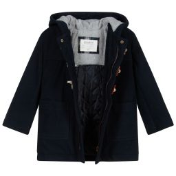 Laranjinha-Girls Blue Duffle Coat | Childrensalon Outlet