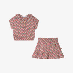 Laranjinha-طقم زهري داكن للبنات | Childrensalon Outlet