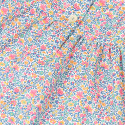 Laranjinha-Girls Floral Liberty Poplin Dress | Childrensalon Outlet