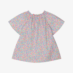 Laranjinha-Girls Floral Poplin Blouse Delight | Childrensalon Outlet