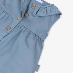 Laranjinha-Girls Indigo Twill Sundress | Childrensalon Outlet