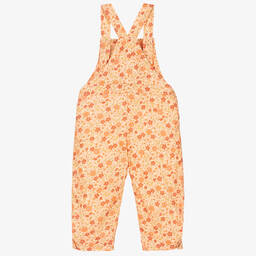 Laranjinha-Оранжевый хлопковый полукомбинезон для девочек | Childrensalon Outlet