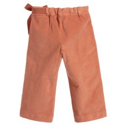 Шик от Laranjinha-Розовые вельветовые брюки для девочек | Childrensalon Outlet