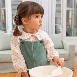 Laranjinha-Girls Pink Floral Blouse | Childrensalon Outlet