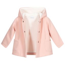 Laranjinha-Розовое пальто с капюшоном для девочек | Childrensalon Outlet