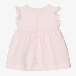 Laranjinha-Розовое платье в белую полоску | Childrensalon Outlet